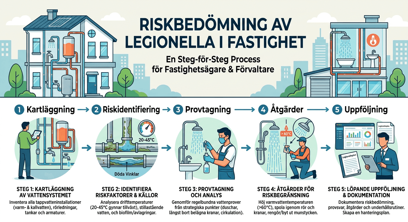 Gratis riskbedömning legionella – indikativ bedömning utan besök
