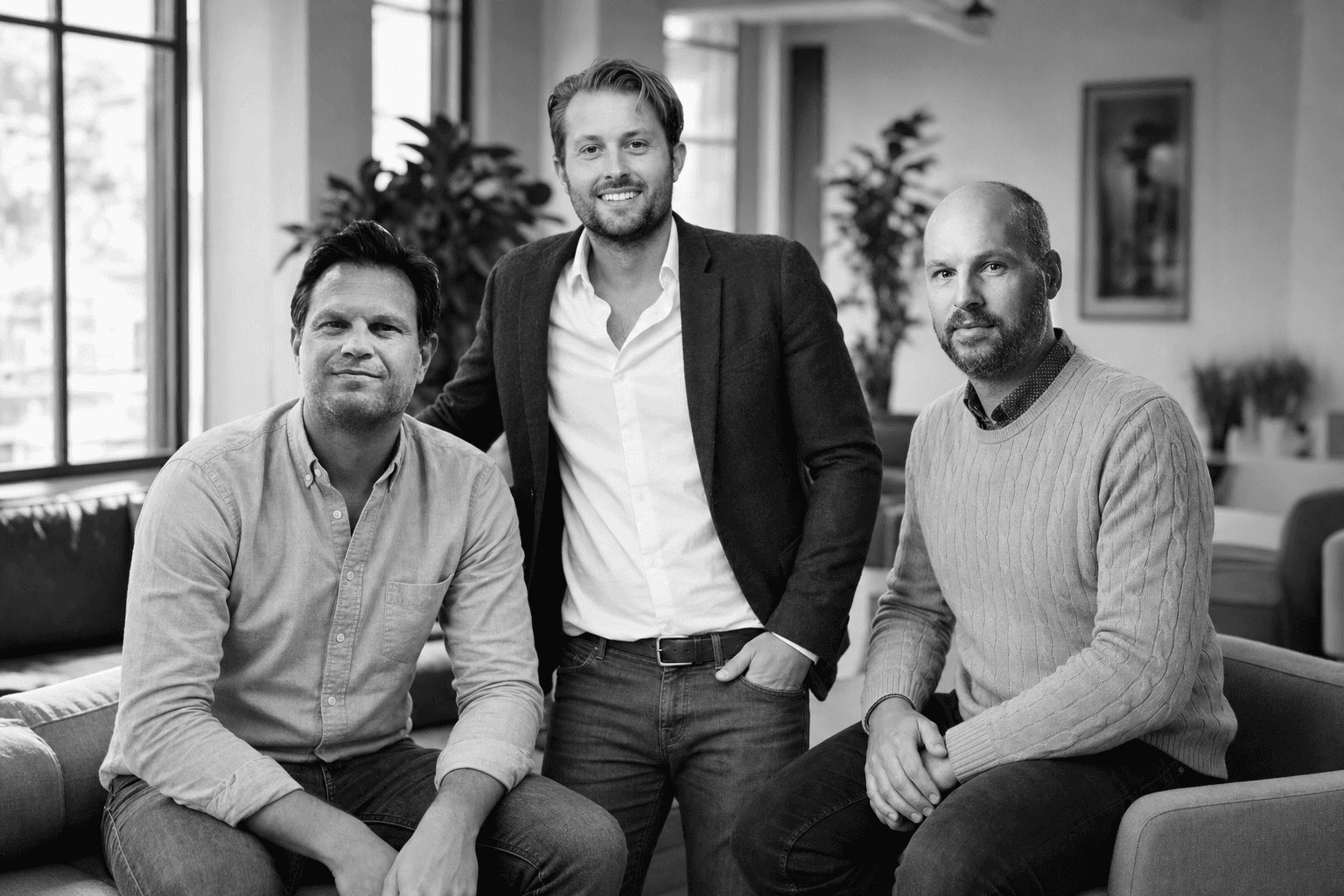 Tempivos team i en avslappnad kontorsmiljö